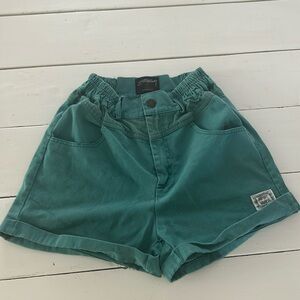 Stüssy Vintage High Waisted Shorts - Teal